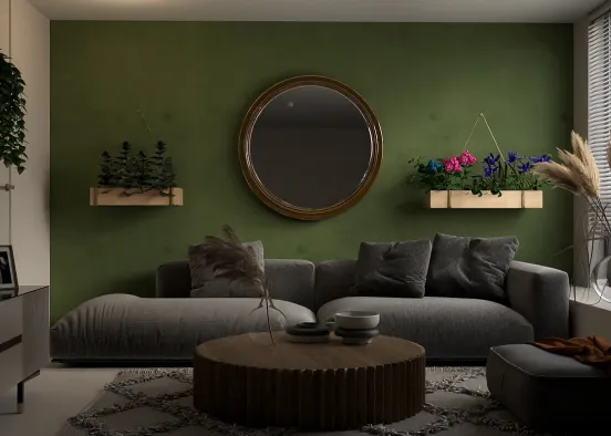 # Living room Renderização de Design