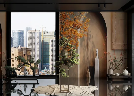 # A Glimpse of Urban Serenity Renderização de Design