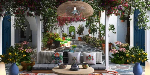 Joyful terrace 