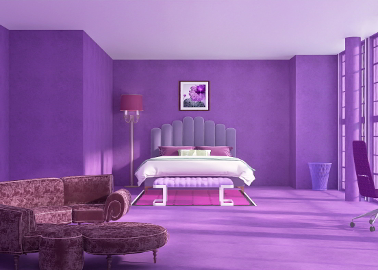 purple room Design Rendering