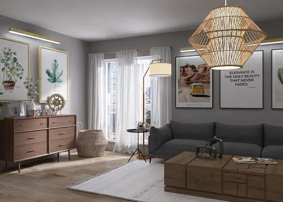 🌸 Living Room 🌸 Design Rendering