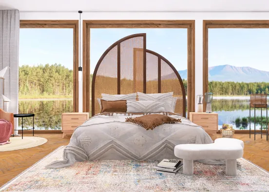 Bedroom with the View  Design Rendering