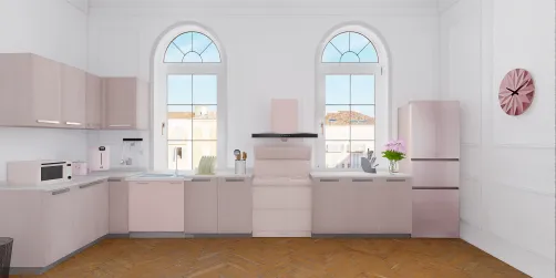 pink kitchen 🩷