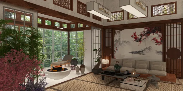 Japanese living room 