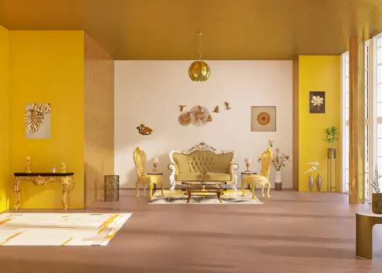 The golden room
 Design Rendering
