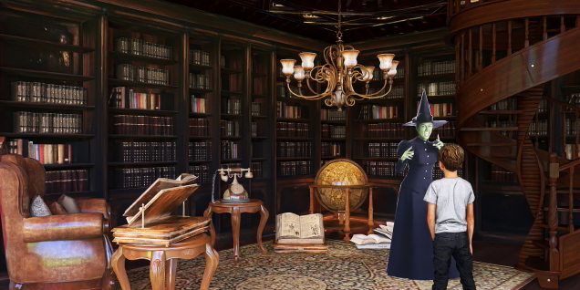 Hogwarts School of Witchcraft and Wizardry Library