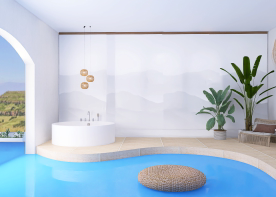 Pool in the villa 🌊 Design Rendering