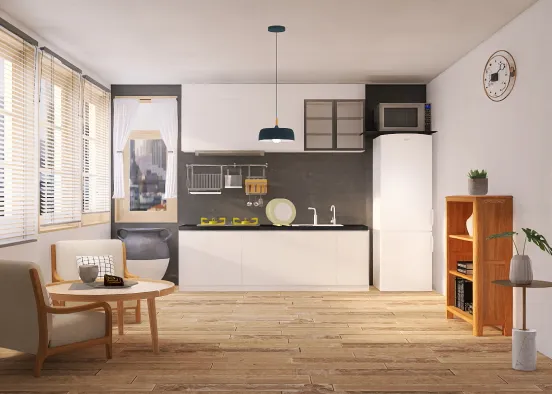 casual kitchen---🖤 Design Rendering