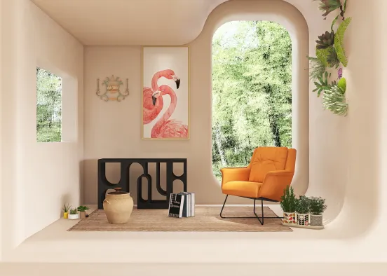 sitting room in forest 🌲 Design Rendering