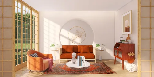 boho modern living room