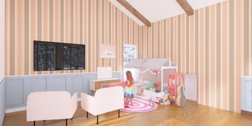 Bedroom Pink Kids 🎀
