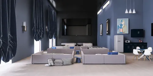 Dark Snug Home Theater