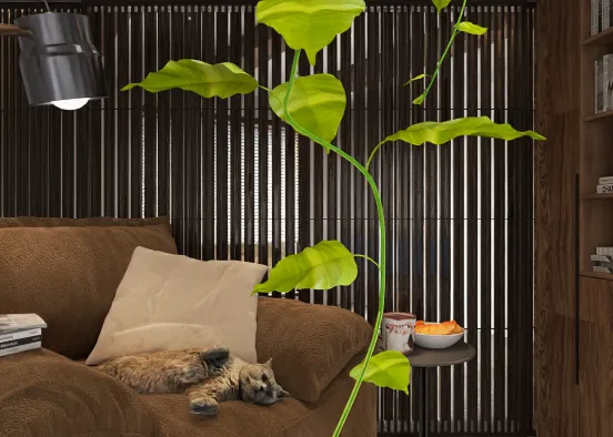# Cosy Mocha Morning.. Renderização de Design