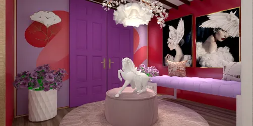Pink and Purple Dressing Room 💗💜