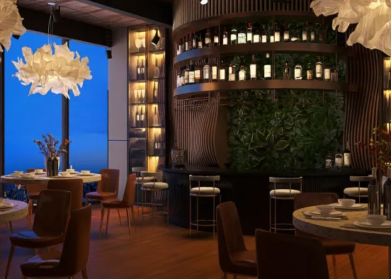 # A Challenge For Two (NY Jazz Lounge Bar🍸) Визуализация дизайна