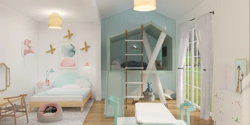 Shared room for brother and sister 