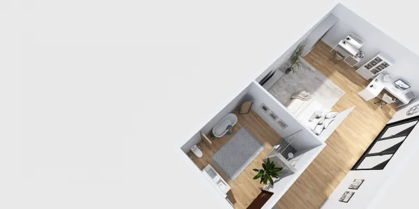 Professional interior design created with Homestyler 3D design software