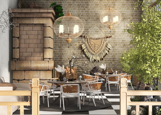 Lodge cafe 🪵 Design Rendering