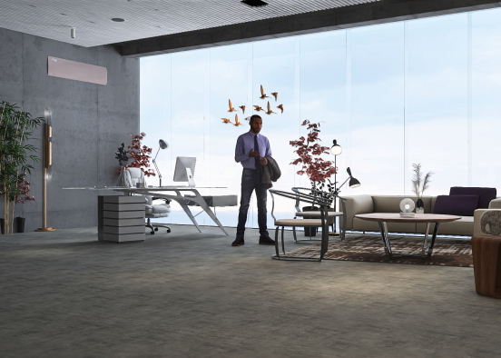 A Perfect Office  Design Rendering