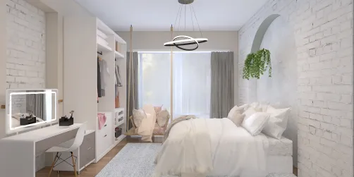 chambre moderne et cozy 