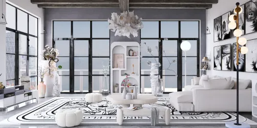 luxe white room 