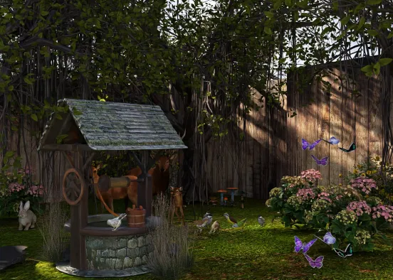 # Enchanted Garden Renderização de Design