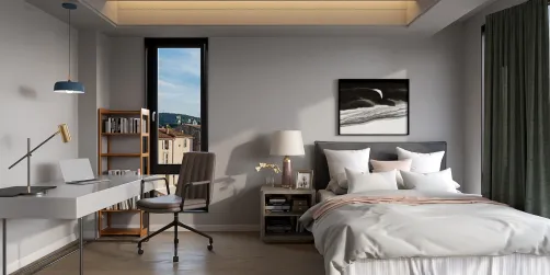 ROOM TURNS INTO YOUR WORK PLACE