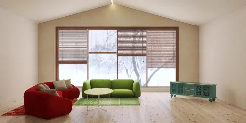 Sala verde y roja (navidad)