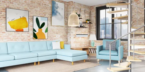 A unique sitting area 