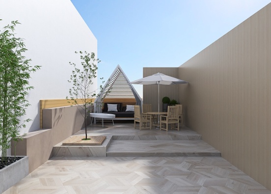 enjoy the comfort place rooftop Design Rendering