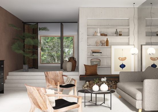 Sala de estar 🍃 Design Rendering