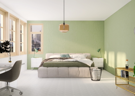 student bedroom  Design Rendering