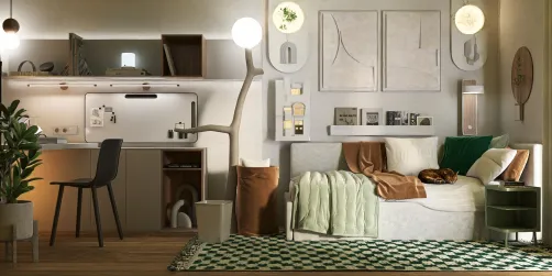 Teenage girl bedroom 
