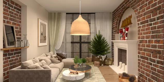 Cozy winter family space