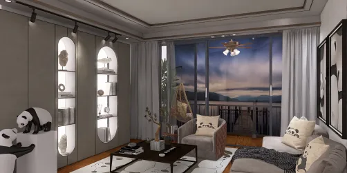 A Challenge For 2 (Panda Themed Room)