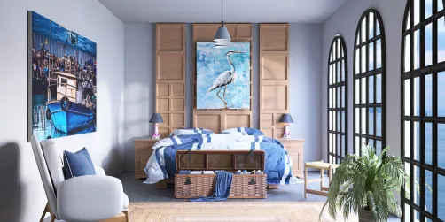 Australian Coastal Bedroom....