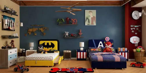 Deadpool and Wolverine Boys Room 