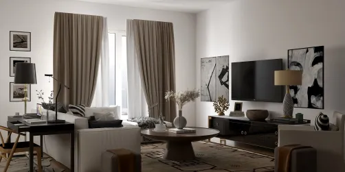Neutral lux living room 