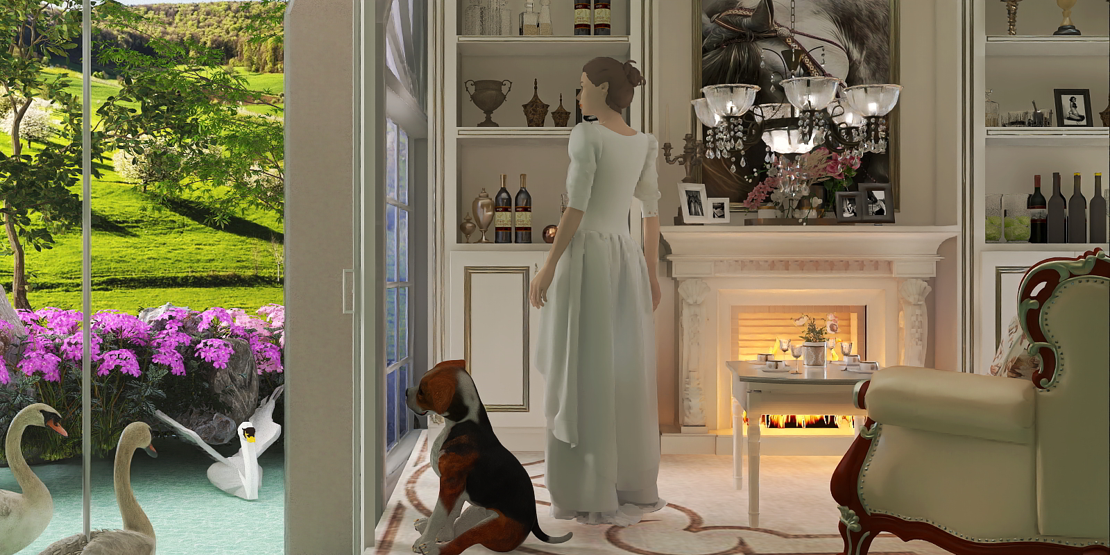 A Classic French Home by the Lake 🦢🦢🦢