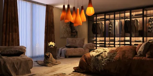 Warm and Cozy Bedroom 