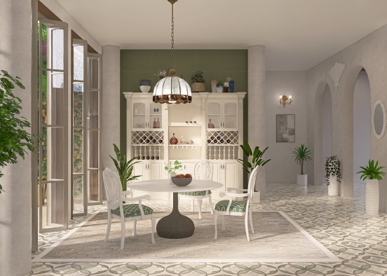 Mediterranean Sunset Design Rendering