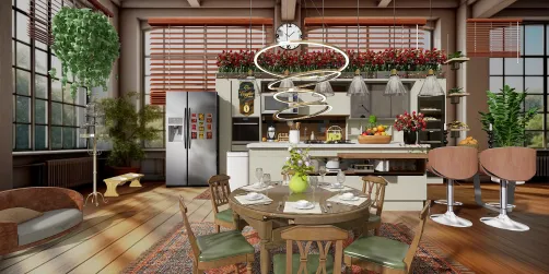 Warehouse renovation 
Kitchen and Dining