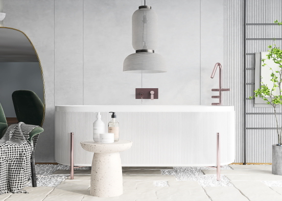 Bathroom 🤍 Design Rendering