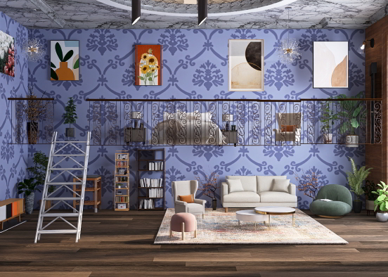 Studio life/Loft living  Design Rendering