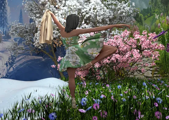 # Spring has arrived 🥳🌷💚🌷💚🌷 Renderização de Design