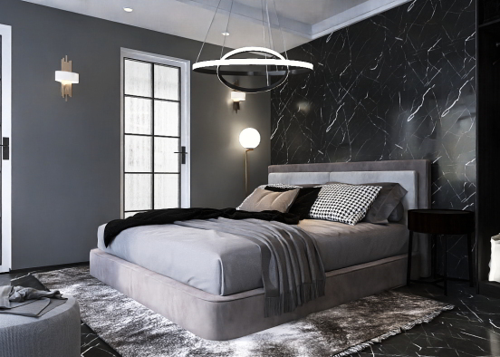 Elegance bedroom 🖤 Design Rendering