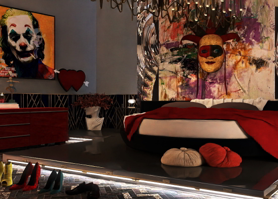 Harley's Bedroom ❤️❤️❤️ Design Rendering