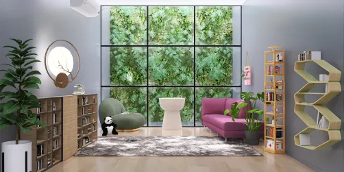 Living room for bookworms 