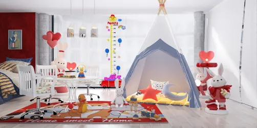 A cheerful little room for a sweet young boy🙆‍♂️