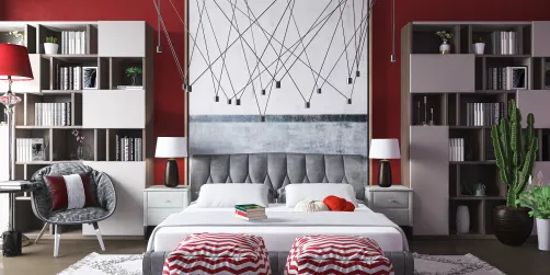 Blood Red Bedroom